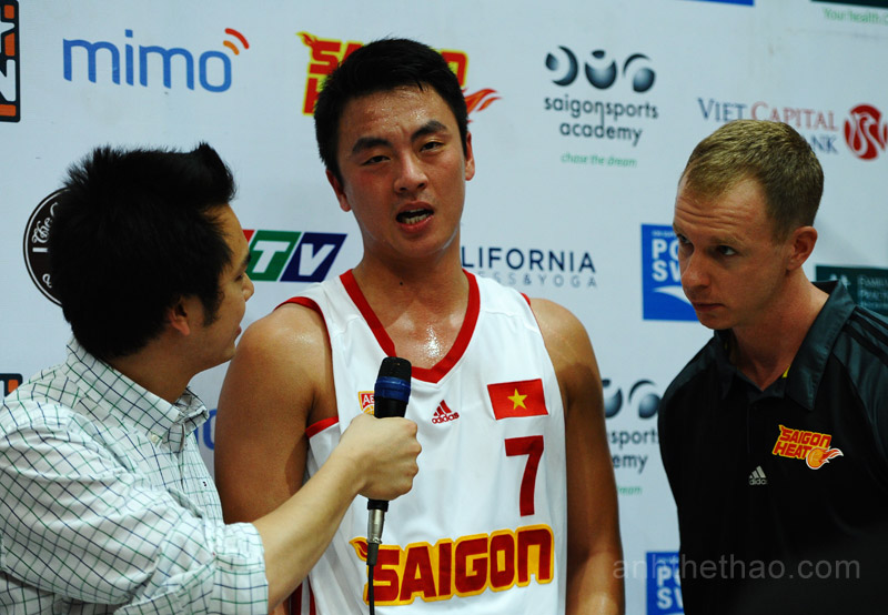 Saigon Heat trả lời phỏng vấn sau trận đấu