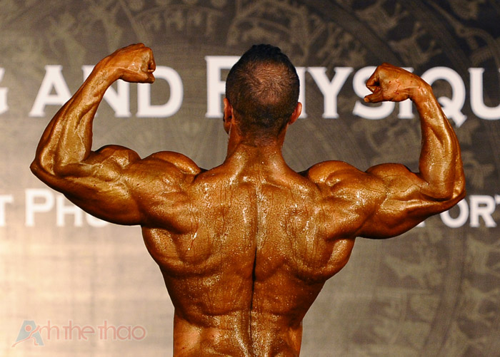 Back Double Biceps - Asia physique champion 2013