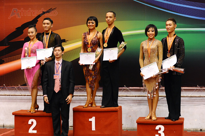 Khánh Thi Dancesport  dành cả 3 giải thưởng với vũ điệu Latin
