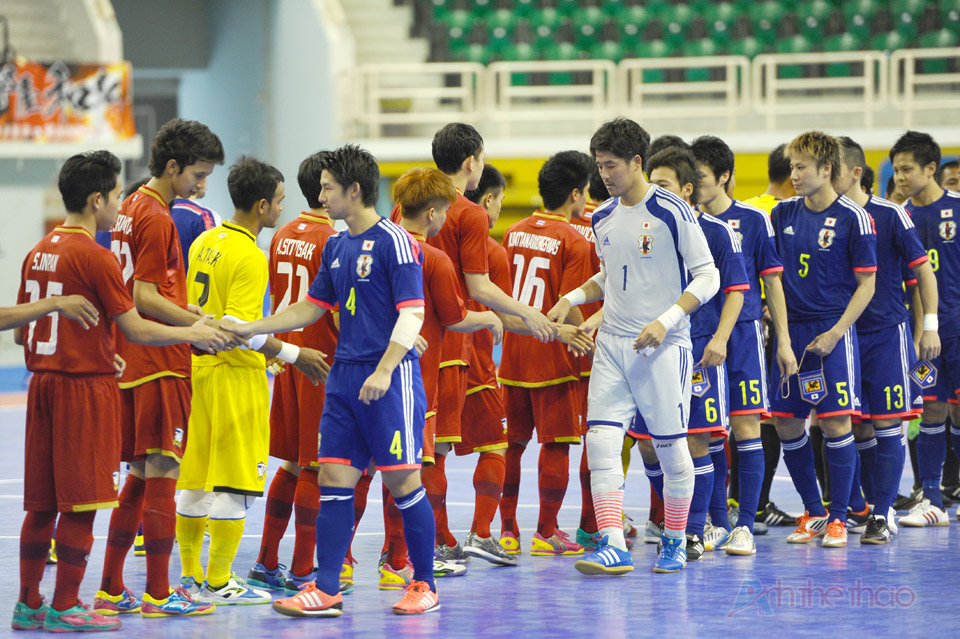 Trận đấu giữa đội tuyển Thái Lan và Nhật bản