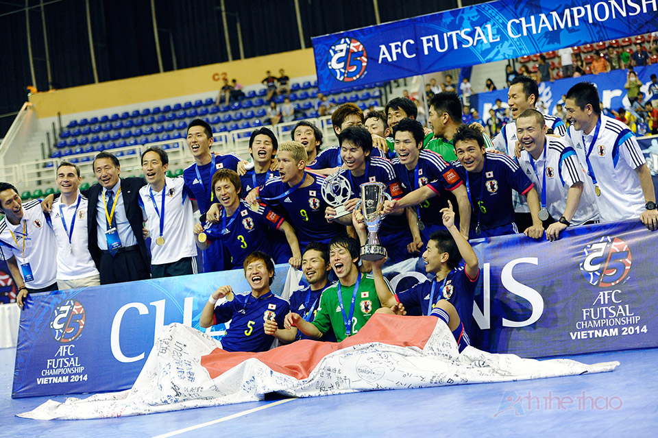 Chúc mừng nhà vô địch Futsal Châu Á 2014