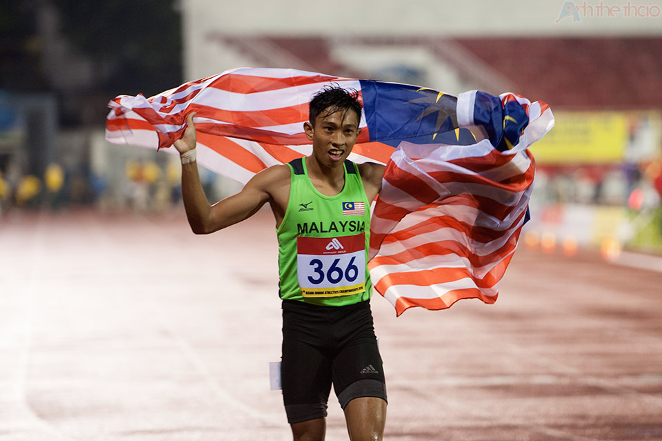 Nội dung 100m nam VĐV Malaysia dành HCV